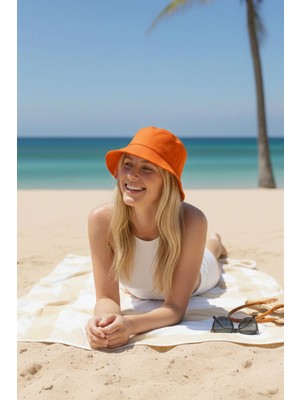 Ritagarcia Uniseks Bucket Balıkçı Şapka - Pamuklu Yazlık Güneş Şapkası