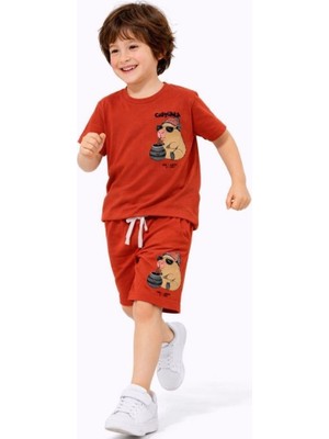 Dereff Capybara Şortlu Takım