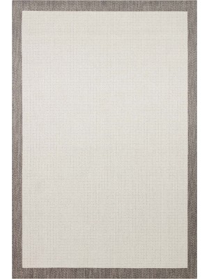 Cool Halı Grande Gri Bordürlü Kaydırmaz Taban Modern Ince Yumuşak Özel Ölçü Minimal Salon Oturma Odası Halısı