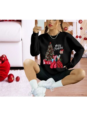 Stores36 Kadın Uzun Kollu Bisiklet Yaka Viskon Iki Iplik Bluz