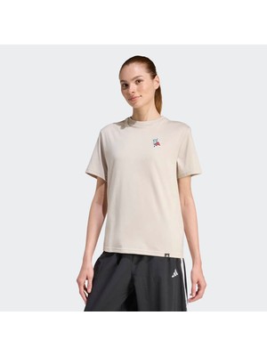 Adidas Soft Sport T Beyaz Kadın T-Shirt JZ7896