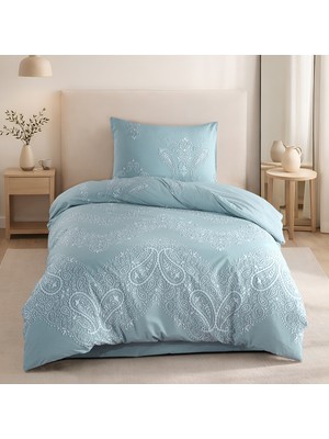 Pamuksu Markalı Etnik Desenli Tek Kişilik Nevresim Seti | Çarşafsız - Kutusuz | 100% Pamuk