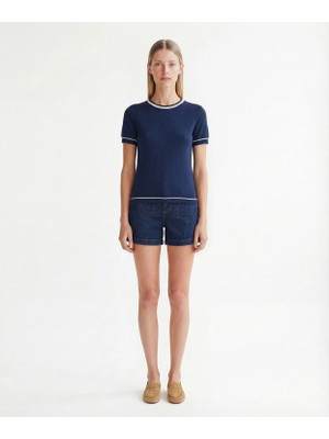 Yargıcı Regular Bisiklet Yaka Kısa Kol Kazak