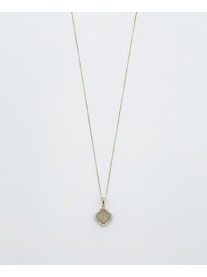 Mavika Jewellery 14K Gold Plated Jelly Clover Kolye