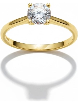 HAKAN GÜLER KUYUMCULUK Altın Tektaş Yüzük – Zarif ve Şık Tasarım