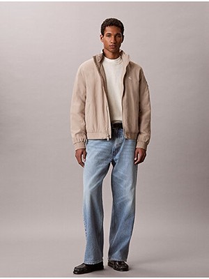 Calvin Klein Erkek Padded Naylon Harrington Ceket