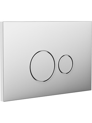 Nkp S2 Kontrol Paneli, Çift Basmalı,parlak KROM-0081