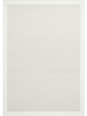 Cool Halı Grande Gri Krem Bordürlü Kaymaz Modern Özel Ölçü Ince Yumuşak Balkon Sade Salon Oturma Odası Halısı