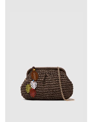 Oggo Hasır Small Clutch & Çapraz Çanta