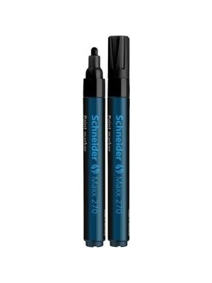  schneider permanent markör boya kalemi maxx 1-3 mm siyah 270  (10 lu paket)