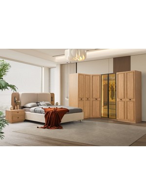 Doressa Merlin Köşe Yatak Odası Takımı