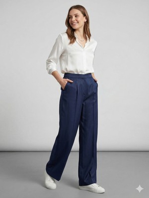 Ekol Yüksek Bel Klasik Pantolon 1264