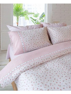 İyi Geceler İstanbul Iyi Geceler Istanbul Pamuklu Tek Kişilik Nevresim Takımı Alinda Pembe