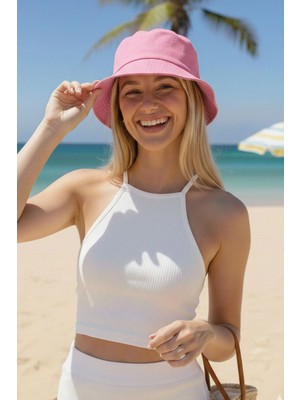 Ritagarcia Uniseks Bucket Balıkçı Şapka - Pamuklu Yazlık Güneş Şapkası