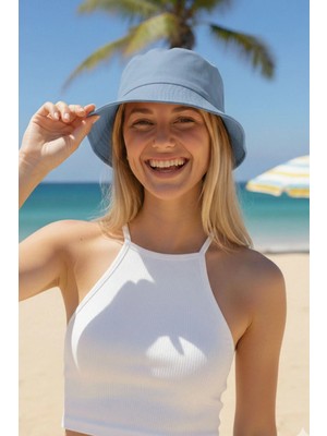 Ritagarcia Uniseks Bucket Balıkçı Şapka - Pamuklu Yazlık Güneş Şapkası