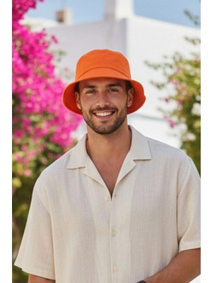 Elif İç Giyim Ritagarcia Erkek Bucket Balıkçı Şapka - Pamuklu Yazlık Güneş Şapkası