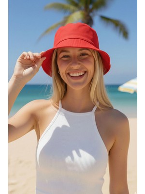 Ritagarcia Uniseks Bucket Balıkçı Şapka - Pamuklu Yazlık Güneş Şapkası