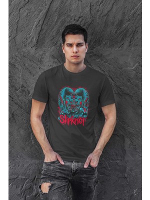 Buzagi Slipknot Dijital Baskı Regular Unisex Tişört