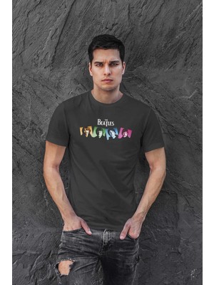 Buzagi The Beatles Dijital Baskı Regular Unisex Tişört