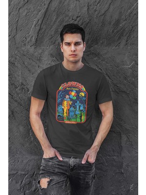 Buzagi Clown Dijital Baskı Regular Unisex Tişört