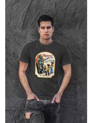 Buzagi Elders Dijital Baskı Regular Unisex Tişört