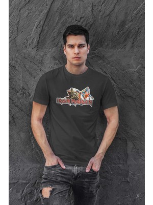 Buzagi Iron Maiden Dijital Baskı Regular Unisex Tişört