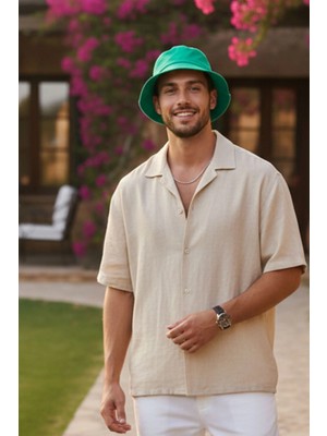 Elif İç Giyim Ritagarcia Erkek Bucket Balıkçı Şapka - Pamuklu Yazlık Güneş Şapkası