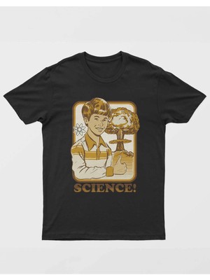 Buzagi Science Dijital Baskı Regular Unisex Tişört