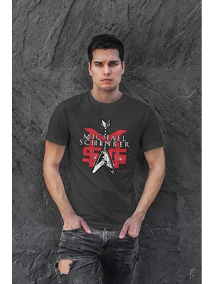 Buzagi Michael Schenker Dijital Baskı Regular Unisex Tişört