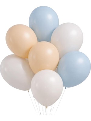 Patladı Gitti Mavi Gökyüzü Konsepti 10 'lu Balon Seti