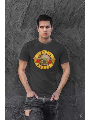 Buzagi Guns'n Roses Dijital Baskı Regular Unisex Tişört