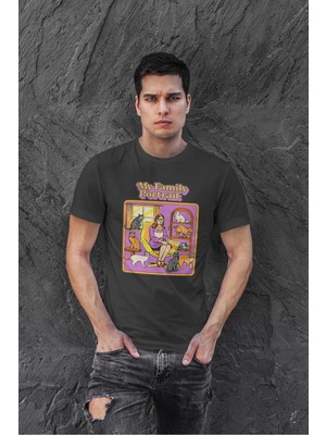 Buzagi Portrait Dijital Baskı Regular Unisex Tişört