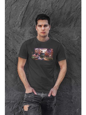 Buzagi Iron Maiden Dijital Baskı Regular Unisex Tişört