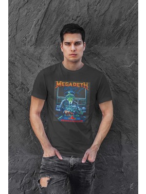 Buzagi Megadeth Dijital Baskı Regular Unisex Tişört