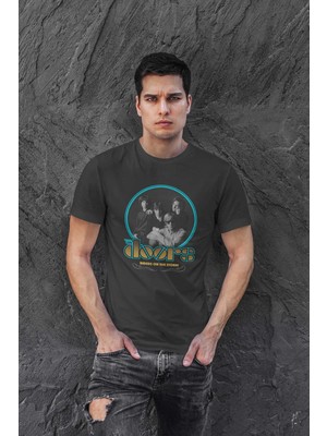Buzagi The Doors Dijital Baskı Regular Unisex Tişört