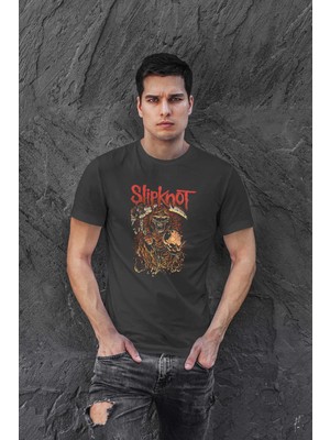 Buzagi Slipknot Dijital Baskı Regular Unisex Tişört