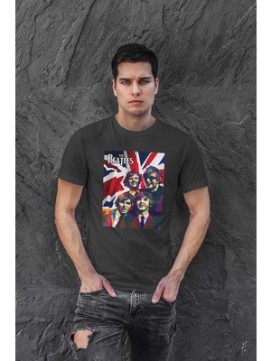 Buzagi The Beatles Dijital Baskı Regular Unisex Tişört