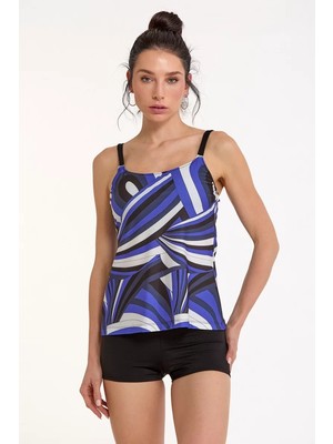 Çamaşır Kenti Argento 0063-3011 Kadın Şortlu Tankini