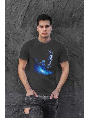 Buzagi Rey De La Noche Dijital Baskı Regular Unisex Tişört