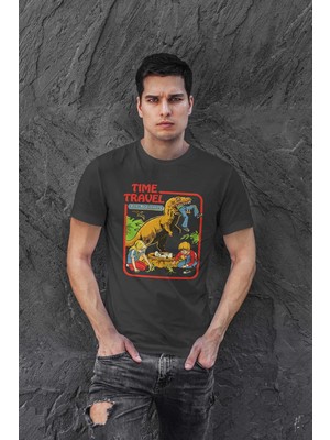 Buzagi Time Travel Dijital Baskı Regular Unisex Tişört