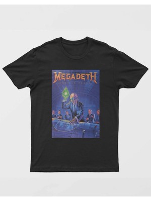 Buzagi Megadeth Dijital Baskı Regular Unisex Tişört