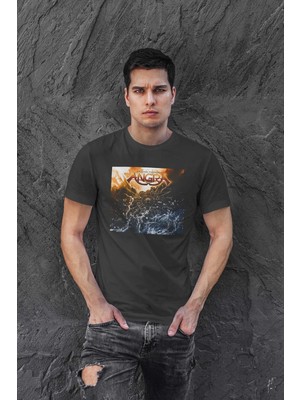 Buzagi Angra Dijital Baskı Regular Unisex Tişört