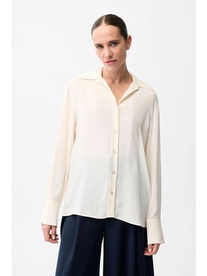 Adl Uzun Kol Gömlek Vanilya 13046060001