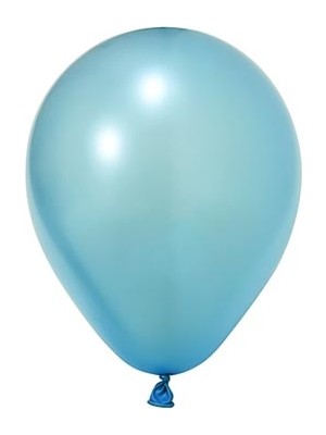 Party Express B.e.12" Baskı Balonu Metalik Açık Mavi 100'LÜ