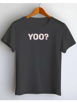 Buzagi Yoo Regular Kalıp Dijital Baskılı Siyah Tişört