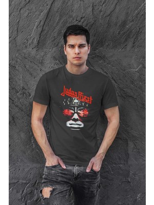 Buzagi Judas Priest Dijital Baskı Regular Unisex Tişört