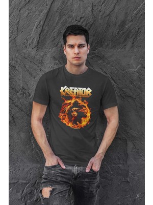 Buzagi Kreator Dijital Baskı Regular Unisex Tişört