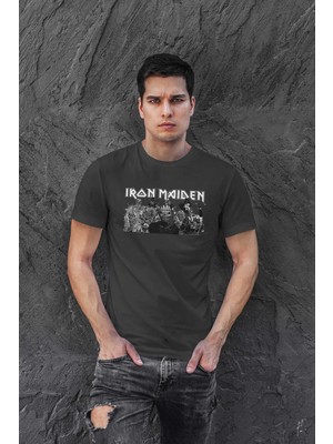 Buzagi Iron Maiden Dijital Baskı Regular Unisex Tişört