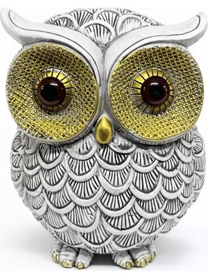 Marsilyan 19X16 cm Polyester Baykuş Figürü