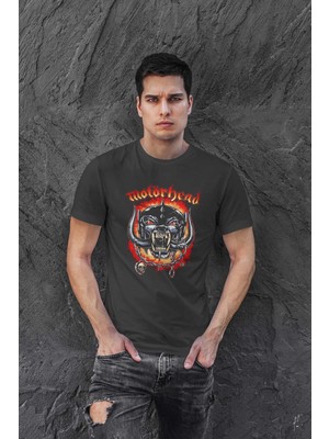 Buzagi Motörhead Dijital Baskı Regular Unisex Tişört